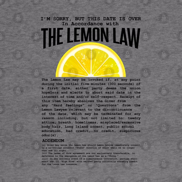 The Dating Lemon Law by Meta Cortex